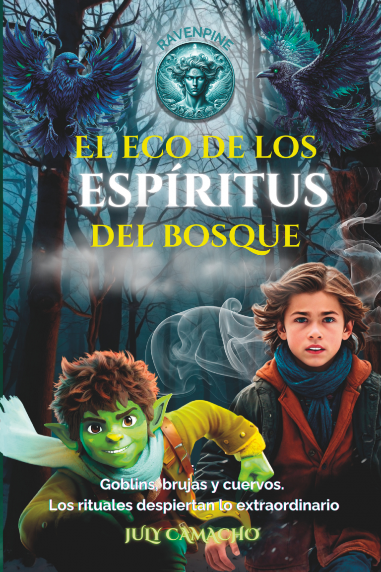 El eco de los espíritus del bosque novela de fantasía paranormal adolescente de July Camacho